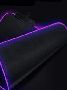 Alfombrilla de ratón RGB de Venta caliente, alfombrilla de ratón grande de goma antideslizante personalizada de fábrica, alfombrilla de ratón para juegos de tela de alta calidad OEM LEDgaming RGB - Product Image 6