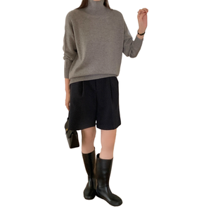 <span class=keywords><strong>Prix</strong></span> d'usine <span class=keywords><strong>Pull</strong></span> à <span class=keywords><strong>col</strong></span> rond en cachemire tricoté à manches longues pour femmes <span class=keywords><strong>Pull</strong></span> à tricoter en cachemire - Product Image 3