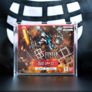 Caja de Exhibición Acrílica con Protección UV del 99% para Cartas Coleccionables Gundam, Caja de Almacenamiento Magnética para Paquetes de Cartas Coleccionables - Product Image 3