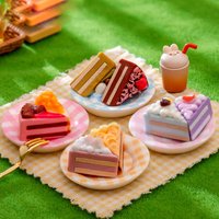 Groothandel 3D brood cake hars bedels fruit chocolade miniatuur figuurtjes ornamenten DIY poppenhuis hars knutsels voor DIY maken