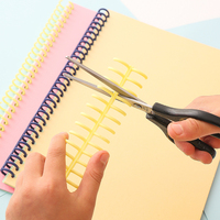 Großhandel Multi Size Farben A4/A5 Kunststoff Ring binder Hochwertige PVC Kunststoff Spiral binder Ringe