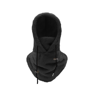 Cagoule unisexe en polaire à carreaux, résistante au vent, pour l'hiver, masque facial chaud pour le ski - Product Image 4