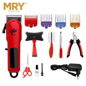 MRY Cordless Pet Clipper Horse Grooming Shears 7.4V Motor 5000mAh 8H Runtime 5H Fast USB Charging Heavy Duty Animal <strong>Trimmer</strong> - Product Image 4