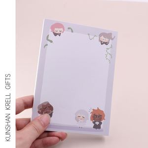 Kunshan Krell Blocs-notes autocollants personnalisés mignons, Papeterie Anime, Bloc-notes adhésifs personnalisables - Product Image 2