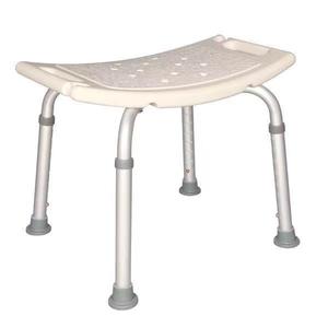 Chaise de douche Hongmu Kang en alliage d'aluminium 44-34 cm avec dossier et accoudoirs, équipement de sécurité pour la salle de bain - Product Image 4