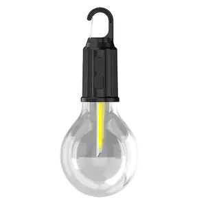 קל משקל LED קמפינג אור הנורה נייד תליית דיג חיצוני פנס USB נטענת רטרו אוהל תליית אור