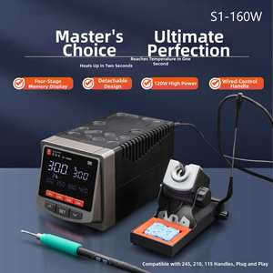 Station de soudage compatible avec les poignées T245/T115/T210, tête en <span class=keywords><strong>fer</strong></span> à chauffage rapide pour réparation de circuits imprimés - Product Image 3