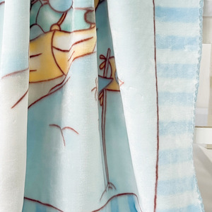 Oem Nhà Máy 110X140Cm Sản Phẩm Em Bé Eskimo Siêu Mềm Mại Thoải Mái Mùa Đông Raschel Chồn Arabic Bé Chăn Cho Trẻ sơ sinh - Product Image 4