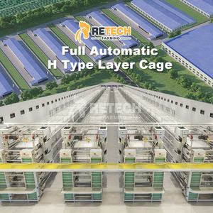 Équipement de volaille pour poulailler au Nigeria <span class=keywords><strong>Cages</strong></span> pour poulets à grande couche de type H - Product Image 6