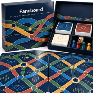 Gioco da Tavolo Educativo Personalizzato Fancboard Territory <span class=keywords><strong>Weave</strong></span> |   Cartone Pieghevole in 4 Parti |   OEM/ODM |   Scatola Stampata Personalizzata |   Famiglia - Product Image 2