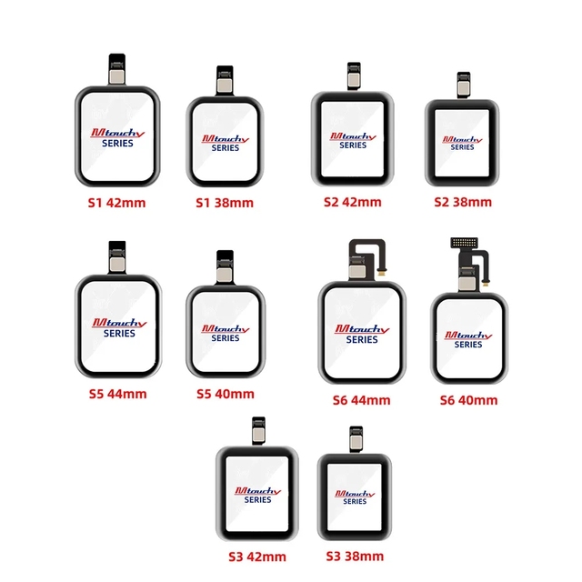 Touch Glass with Oca for Iwatch S1 s2 S3 S4 S5 S6 38/42/40/44/41/45 Lcd Display Screen Digitizer Replacement Repair Part