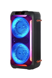 Hàng Mới Về Từ Nhà Máy Trung Quốc Loa Đôi 6.5 Inch YB-2607 Loa Đèn Led RGB Loa Tiệc Karaoke Không Dây Có Micrô - Product Image 4