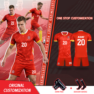 Seragam Sepak Bola Tim Kustom YL Berkualitas Tinggi, Set Jersey Sepak Bola Retro Grosir, Seragam Sepak Bola Bernapas - Product Image 1