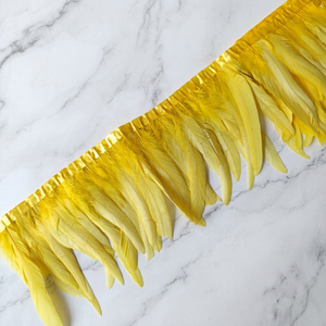 Plumas de Gallo de 20-25 cm con Adorno de Plumas, Flecos Hechos <span class=keywords><strong>a</strong></span> Mano para Vestidos de Boda, Fiesta, Carnaval, Plumas Teñidas y Blanqueadas - Product Image 2