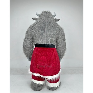 Disfraces de Mascota de Peluche de Monstruo de <span class=keywords><strong>Sully</strong></span> Gigante, Traje Inflable de Krampus para Caminar, Fiesta de Adultos Unisex, Novedad - Product Image 2