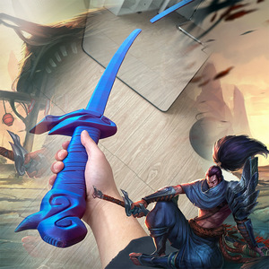 Nueva Espada de Gravedad de Plástico Impresa en 3D, Juguete de Cosplay de Yasuo, Servicios de Fabricación de Espadas de Simulación de Gravedad - Product Image 1