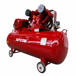 Compresseur d'air à piston APCOM 2,2 kW haute efficacité 0,25 m³/min 0,8 MPa réservoir 200 L compatible OEM - Product Image 3