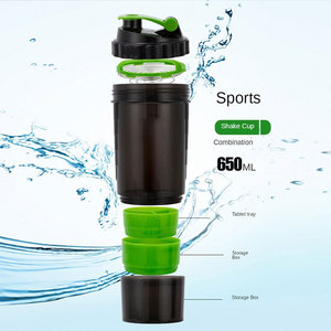 Botella de Agua Deportiva de Plástico de 3 Capas, Removible, de 500 ml, Ecológica, Personalizable con Logotipo, Venta al Por Mayor - Product Image 4