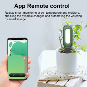 Tuya Smart para Sensor de humedad del suelo, medidor de temperatura y humedad, higrómetro, soporte de garaje para exteriores, asistente para el hogar - Product Image 3