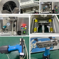 Machine à riveter automatique avec alimentateur vibrant et action de traction pour l'assemblage de tôles d'aluminium, d'acier et de conduits CVC