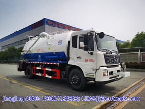 High-quality New DongFeng Tianjin Single-Engine 16 Cubic Meter Sewage Suction <b>Truck</b> Manual Transmission Diesel 18000kg GVW - Product Image 2