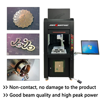 Machine de marquage laser à fibre de couvercle de protection fermé marquage de logo à grande vitesse pour les produits métalliques