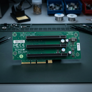 RSC-D2R-668G4 2U RHS DCO Riser 2x PCIe 4.0 x16 1x x8 Sig Passive HF RoHS สำหรับเซิร์ฟเวอร์ Supermicro - Product Image 2