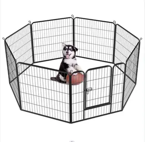 Parc pour chien clôture intérieure pour animaux de compagnie clôture 8 panneaux clôture pour chiens clôture extérieure pour animaux de compagnie