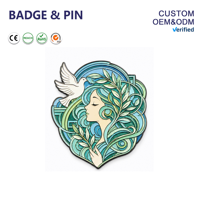 Badge métallique personnalisé avec logo, émail dur ou souple, épingles de revers et de chapeau personnalisées OEM pour clubs de chapeaux