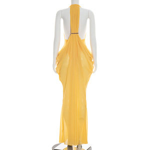 วิวิบลุค Y26DS055 ชุดเดรสฤดูร้อนสำหรับผู้หญิง ชุดเดรสปาร์ตี้แบบผูกคอเซ็กซี่แบบใหม่ - Product Image 5