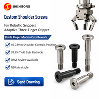 Sekrup Torx Bahu Khusus 17 4PH 316L 440C QPQ Hitam Pasifasi Presisi Produsen Pengencang Presisi untuk Adaptive Gripper