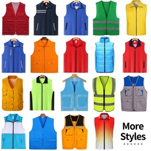 Gilet en coton multi-poches pour hommes, gilet décontracté pour escalade, pêche, randonnée, journaliste, photographie, camping - Product Image 2