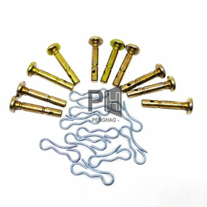 Goupille cylindrique à tête plate de rouleau de goupille d'axe en acier d'OEM avec des goupilles de positionnement de <span class=keywords><strong>trou</strong></span>, goupille de hinch de positionnement, goupille de cisaillement de verrouillage durable - Product Image 6