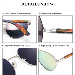 Gafas <span class=keywords><strong>de</strong></span> Sol <span class=keywords><strong>de</strong></span> Ébano/Madera <span class=keywords><strong>de</strong></span> Cebra <span class=keywords><strong>de</strong></span> Alta Calidad, UV400, Patillas <span class=keywords><strong>de</strong></span> Madera, Montura Metálica Completa, Gafas <span class=keywords><strong>de</strong></span> Sol Unisex <span class=keywords><strong>de</strong></span> Moda para <span class=keywords><strong>Playa</strong></span> y Verano - Product Image 4