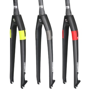ZOYOSPORTS vélo <span class=keywords><strong>fourche</strong></span> dure frein à <span class=keywords><strong>disque</strong></span> <span class=keywords><strong>26</strong></span> 27.5 29 <span class=keywords><strong>pouces</strong></span> cône tête Tube VTT <span class=keywords><strong>fourche</strong></span> avant en carbone - Product Image 1