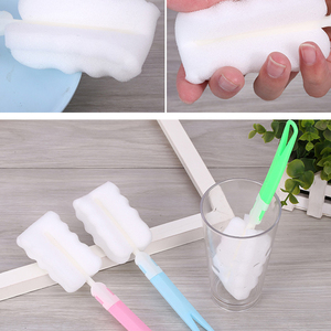 <b>Sponge</b> Cup Brush Cleaning Long-<b>Handled</b> Thermos Cup Bottle Brush Multi-Function Cup Washing Brush Water Cup Brush - Product Image 4
