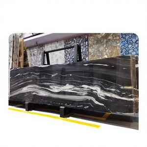 Comptoirs en granit noir de luxe TMZ, polis, pour la décoration de villas, avec marbre Copa Cabana du Brésil OEM/ODM - Product Image 1