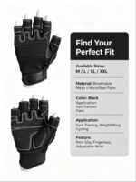 Gants tactiques mi-doigts avec protection rigide des articulations, protection UV – Respirants, unisexe, équipement d'entraînement, cyclisme, extérieur