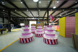 Tienda de dulces moderna personalizada, góndola rosa, estante de exhibición de dulces, tienda de muebles, dulces con caja de acrílico - Product Image 2