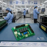 Produttore di Schede a Circuito Stampato Multistrato Personalizzate (PCBA) - Materiale Rogers con Finitura Superficiale ENIG RF/EMI