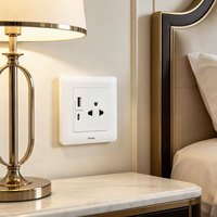 MGA 16A Euro ve Amerikan Elektrik 3 Pinli Duvar Prizi Tedarikçileri, Tip A+C USB Şarjlı Duvar Prizleri ve Anahtarları Guangzhou