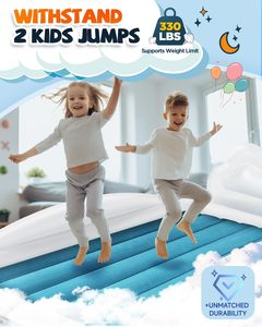 Cama Inflable de Viaje para Niños con Forma de Nube, con Barandas de Seguridad para Niños Pequeños, para Acampar en Casa - Product Image 4