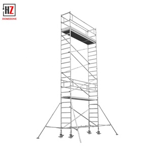 Di Động Nhôm H Khung Di Chuyển Giàn Giáo Móc Giàn Giáo Tháp 6M - Product Image 6