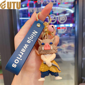 FYQC Anime Cartoon Ghost Kill Edge Figurine créative en plastique, Pendentif pour voiture et sac, Décoration, Porte-clés, Vente en gros - Product Image 3