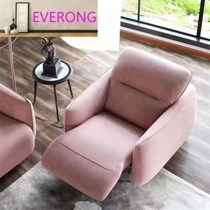 Sofá Eléctrico Chesterfield de Lujo para Sala de Estar, Nuevo Diseño en Tela con Funciones Relajantes para Hoteles y Villas - Product Image 2