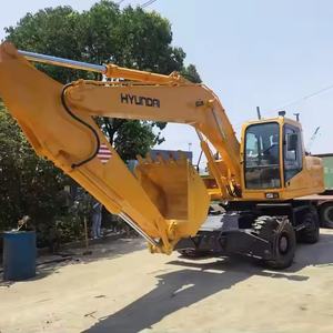 Excavadora de ruedas Hyundai 210W-7 210W-9 21 Ton Construcción de segunda mano Original Corea en stock Oferta especial - Product Image 1
