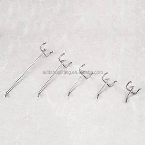 Bán buôn mạ crôm kẽm rõ ràng bảo vệ End Cap <span class=keywords><strong>Pegboard</strong></span> móc điều chỉnh chiều cao dễ dàng lắp ráp giọng Kệ kệ trưng bày - Product Image 3