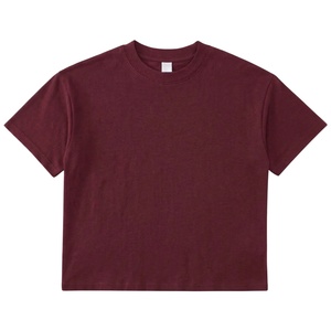 Camiseta personalizada con estampado y bordado, lisa, holgada, para hombre, de alta calidad, 100% algodón, con hombros caídos, esencial. - Product Image 1
