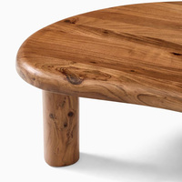 Table basse longue en bois massif de style rustique rétro vintage de bonne qualité pour la décoration de la maison