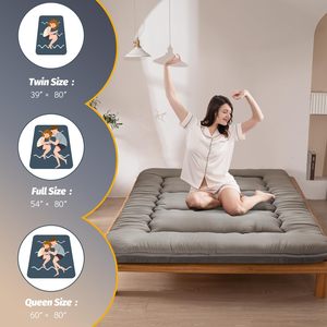 Châu Âu Tatami futon giường và nệm truyền thống Nhật Bản Nhật Bản sàn futon sofa nệm Tatami có thể gập lại với Polyester Bìa - Product Image 6